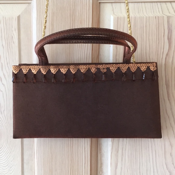 Brown Occasion Handbag - Picture 1 of 4